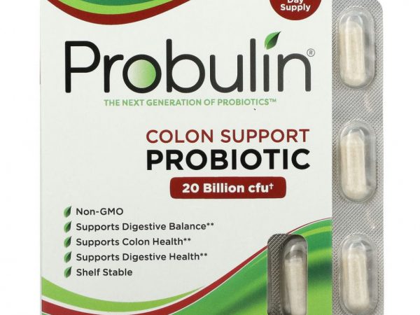 Probulin, Пробиотик для поддержки кишечника, 20 млрд КОЕ, 60 капсул