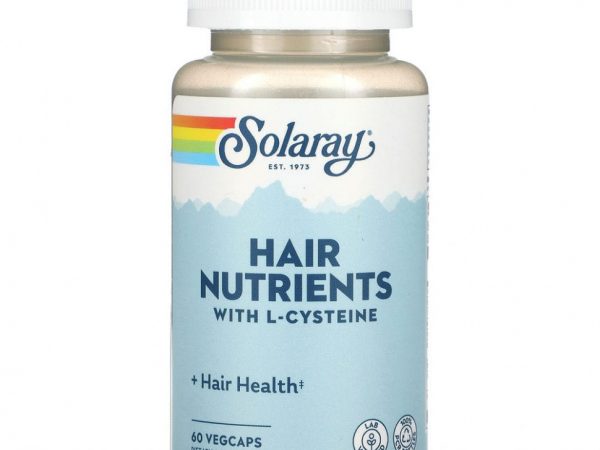 Solaray, Hair Nutrients , 60 VEGCAPS