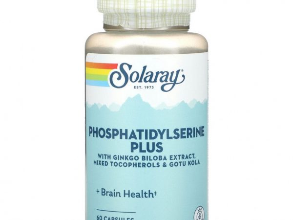Solaray, Phosphatidylserine Plus, 60 капсул