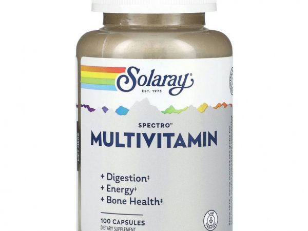 Solaray, Spectro, мультивитамины, 100 капсул
