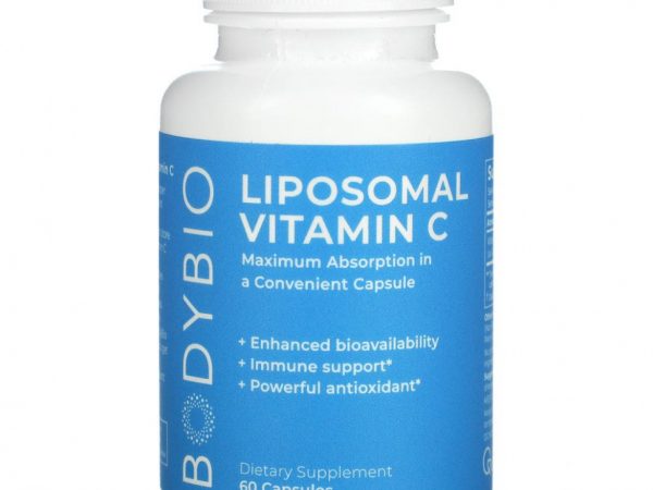 BodyBio, Липосомальный витамин C, 60 капсул