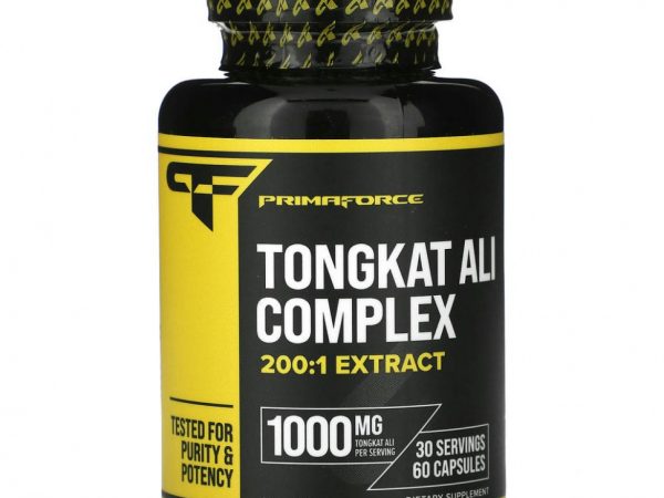 Primaforce, Primaforce Tongkat Ali Complex, 500 мг, 60 капсул