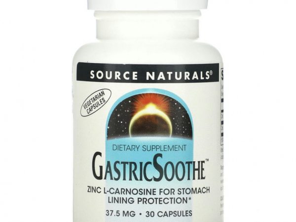 Source Naturals, GastricSoothe, 37,5 мг, 30 капсул