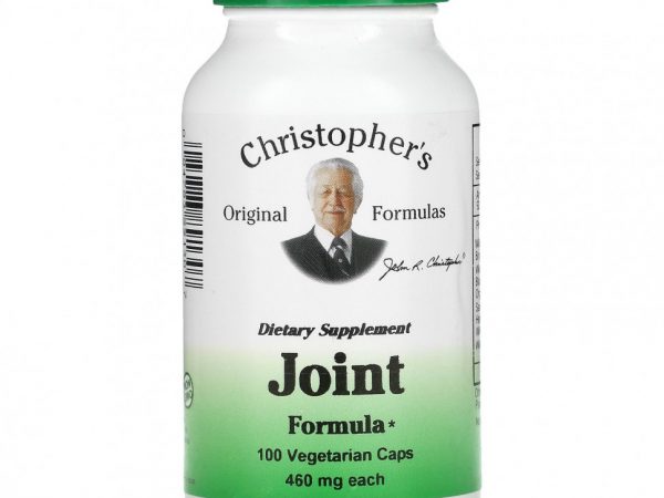 Christopher's Original Formulas, Формула для суставов, 460 мг, 100 вегетарианских капсул