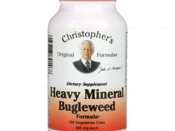 Christopher's Original Formulas, Формула с тяжелыми минералами, 400 мг, 100 вегетарианских капсул