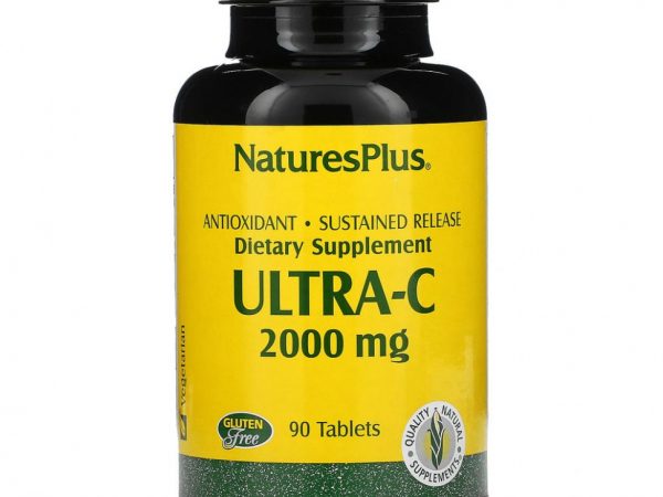 NaturesPlus, Ultra-C, 2000 мг, 90 таблеток