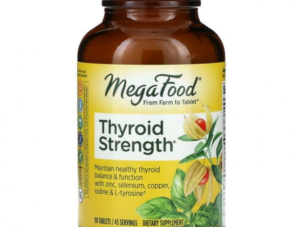 MegaFood, Thyroid Strength, 90 таблеток