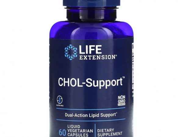 Life Extension, CHOL-Support, 60 жидких вегетарианских капсул