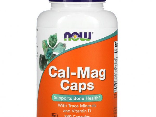 NOW Foods, капсулы с кальцием и магнием, с микроэлементами и витамином D, 240 капсул