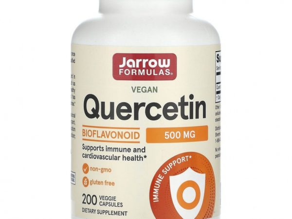 Jarrow Formulas, Кверцитин, 500 мг, 200 овощных капсул