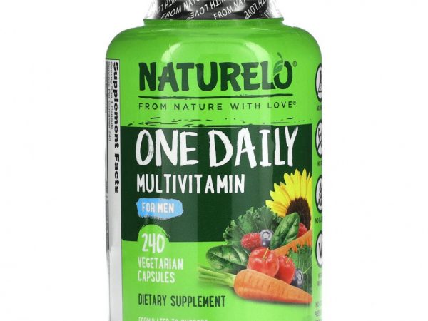 NATURELO, Мультивитамины для мужчин One Daily, 240 вегетарианских капсул