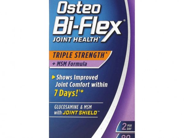 Osteo Bi-Flex, Здоровье суставов, тройная сила + формула MSM, 80 таблеток в оболочке