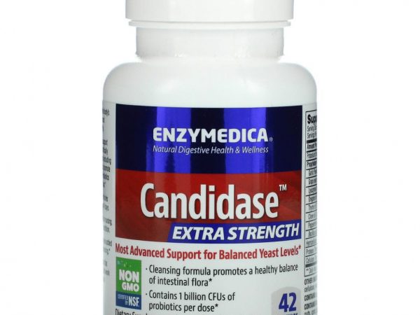 Enzymedica, Candidase, Extra Strength, 42 капсулы
