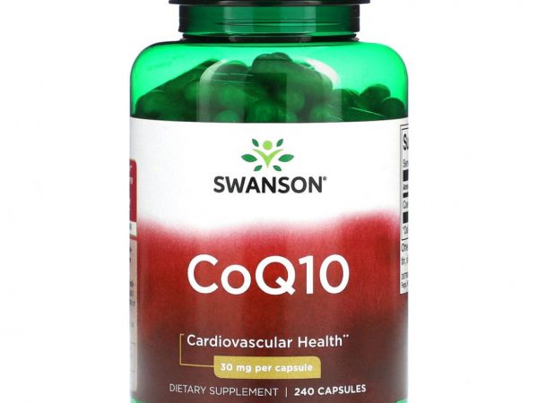 Swanson, CoQ10, 30 мг, 240 капсул