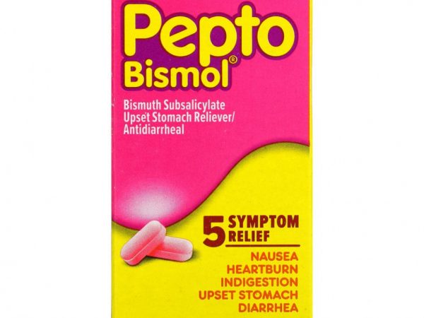 Pepto Bismol, Пепто бисмол, 40 капсул