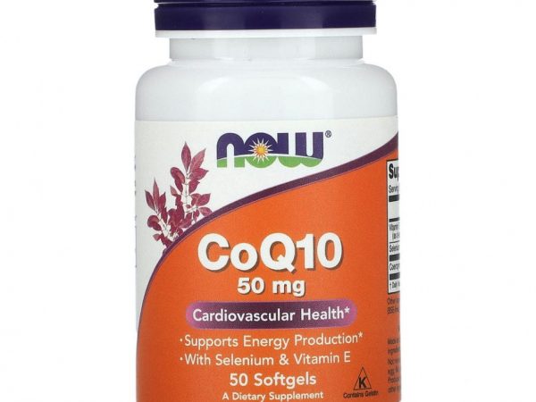 NOW Foods, Коэнзим Q10, 50 мг, 50 капсул