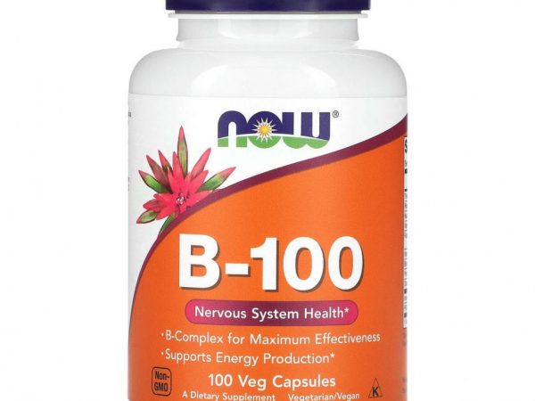 NOW Foods, B-100, 100 растительных капсул