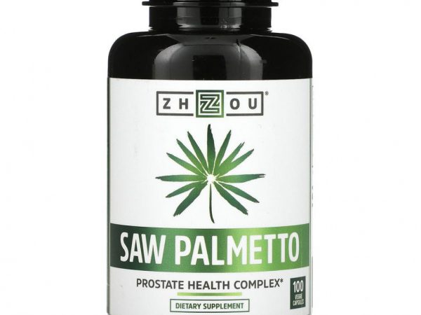 Zhou Nutrition, Сереноя, комплекс для здоровья простаты, 100 капсул