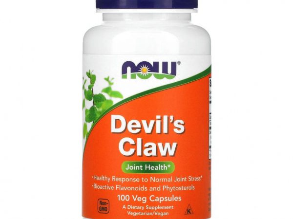 NOW Foods, гарпагофитум, 100 растительных капсул