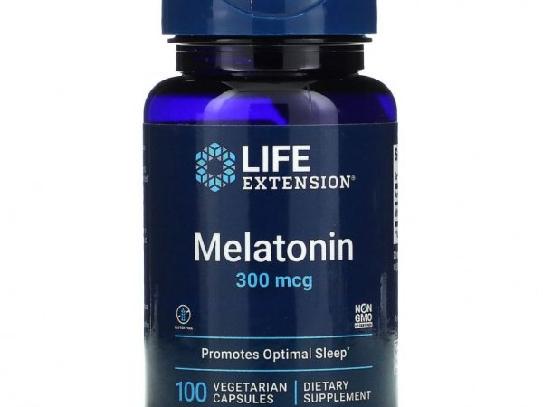 Life Extension, Мелатонин 100 овощных капсул