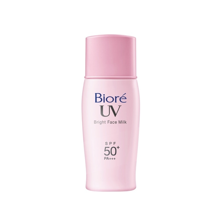 Biore UV Bright Milk SP50+ PA++++ 30 Ml. โลชั่นน้ำนม ป้องกันแสงแดด กันแดด