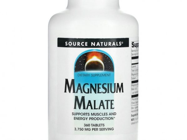 Source Naturals, малат магния, 3750 мг, 360 таблеток