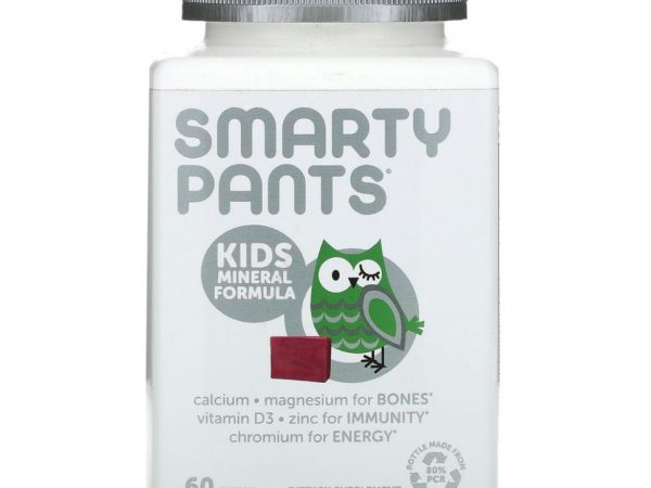 SmartyPants, формула с минералами для детей, ягодная смесь, 60 жевательных таблеток