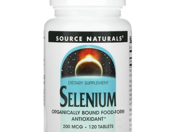 Source Naturals, Селениум, 200 мкг, 120 таблеток