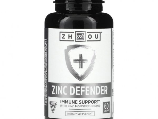 Zhou Nutrition, Zinc Defender, 60 капсул