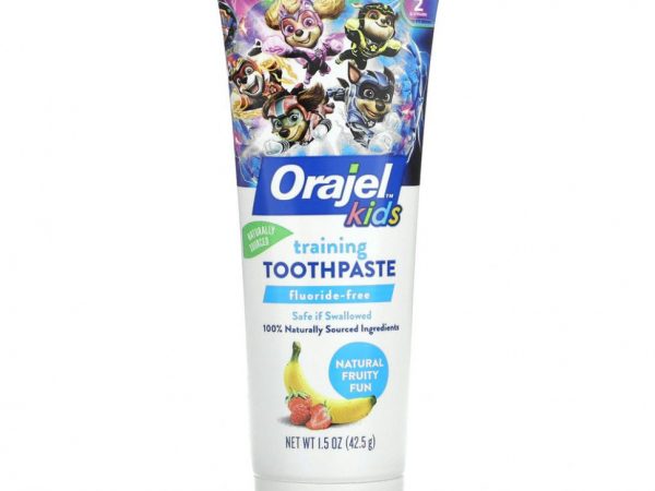 Orajel, Paw Patrol Training, зубная паста, не содержит фториды, фруктовый вкус, 1,5 унц. (42,5 г)