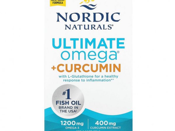 Nordic Naturals, Omega Curcumin, 1250 мг, 60 капсул