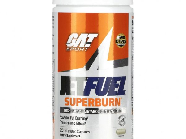 GAT, JetFUEL Superburn, 120 масляных капсул