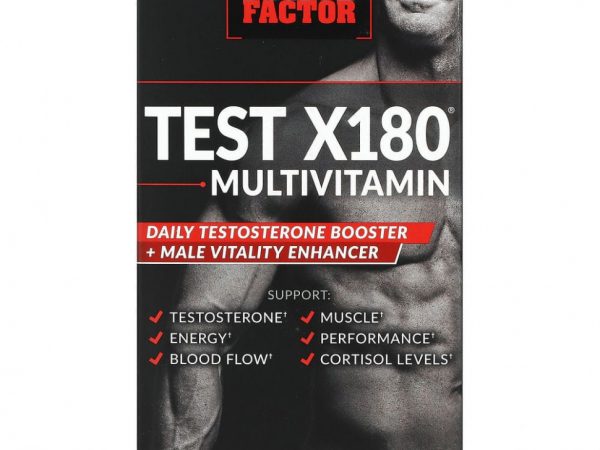 Force Factor, Мультивитамины Test X180, 120 таблеток