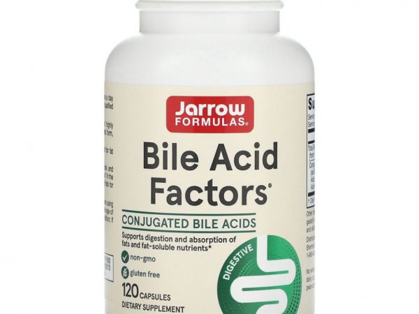 Jarrow Formulas, Bile Acid Factors, добавка с желчными кислотами, 120 капсул