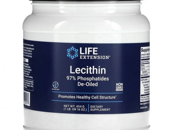 Life Extension, лецитин, 454 г (16 унций)