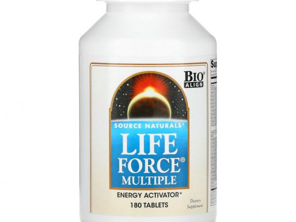 Source Naturals, Life Force Multiple, мультивитамины, 180 капсул