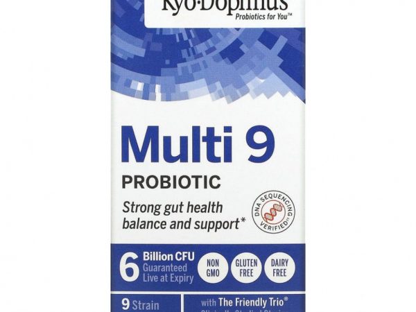 Kyolic, Kyo-Dophilus, Multi 9 пробиотик, 6 млрд КОЕ, 90 капсул