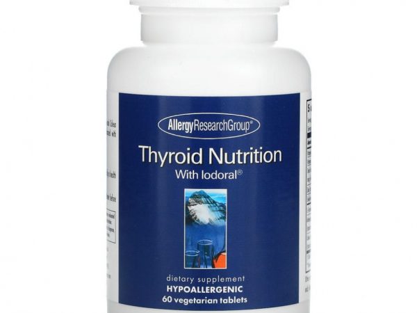 Allergy Research Group, Thyroid Nutrition с йодоралом, 60 вегетарианских таблеток