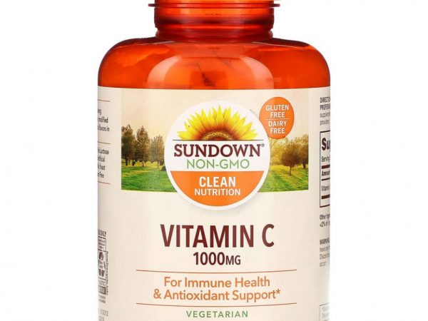 Sundown Naturals, Витамин С, 1000 мг, 300 капсуловидных таблеток