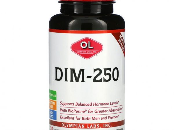 Olympian Labs, DIM-250, 30 вегетарианских капсул