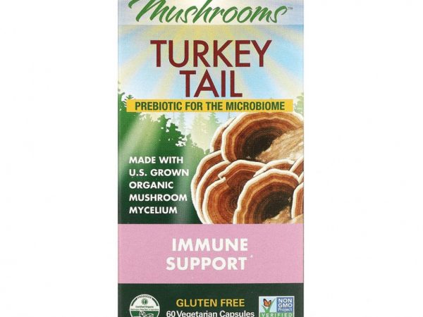 Fungi Perfecti, Трутовик разноцветный, 60 вегетарианских капсул