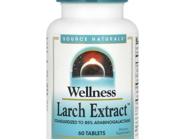 Source Naturals, Wellness, Экстракт лиственницы, 60 таблеток