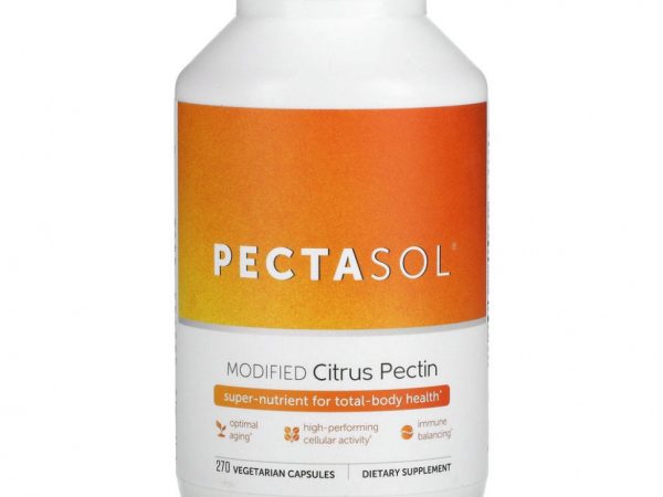 Econugenics, PectaSol-C, модифицированный цитрусовый пектин, 270 вегетарианских капсул
