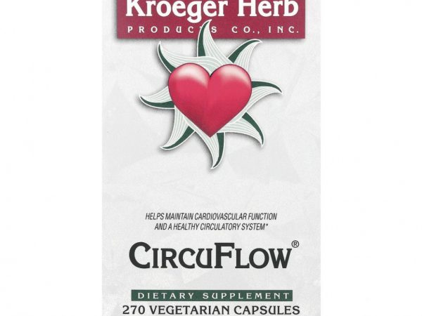 Kroeger Herb Co, CircuFlow, 270 вегетарианских капсул
