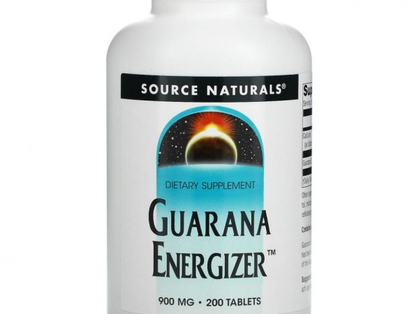 Source Naturals, Энергетик с гуараной, 900 мг, 200 таблеток