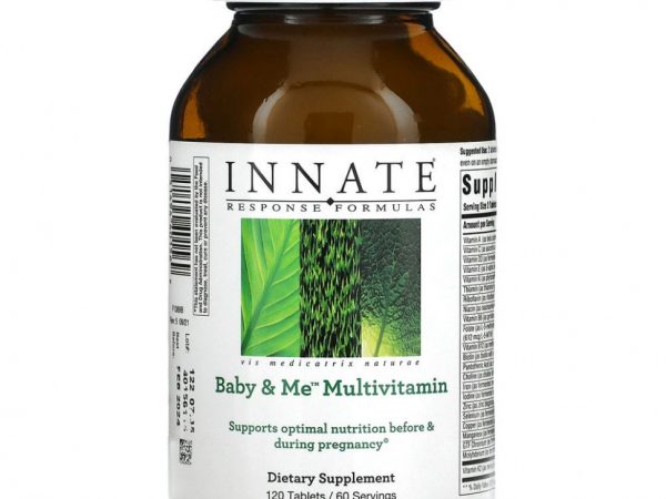 Innate Response Formulas, Baby & Me, мультивитамины, 120 таблеток