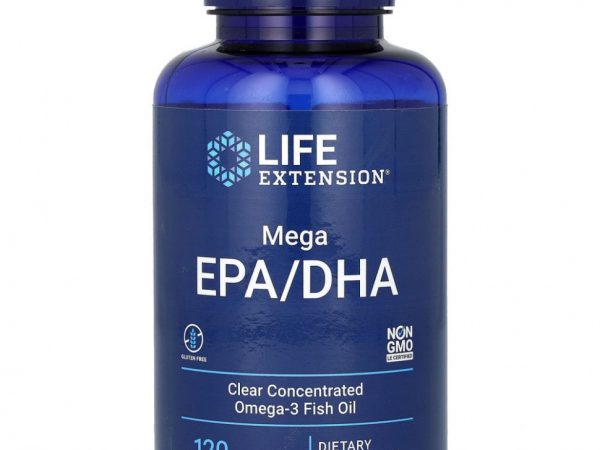 Life Extension, Mega EPA/DHA, 120 капсул