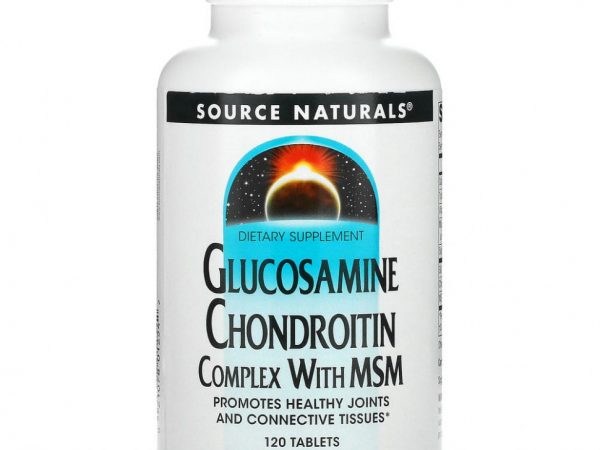 Source Naturals, Glucosamine Chondroitin Complex with MSM, 120 таблеток