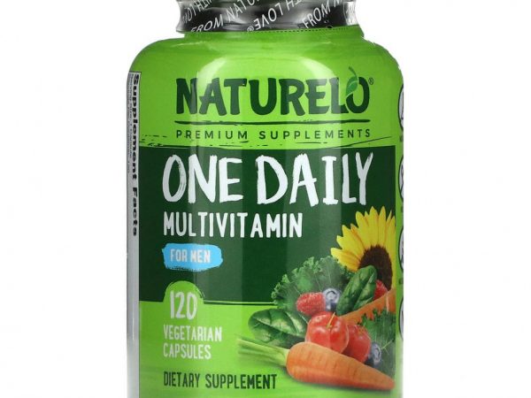 NATURELO, мультивитамины для мужчин, для ежедневного применения, 120 вегетарианских капсул