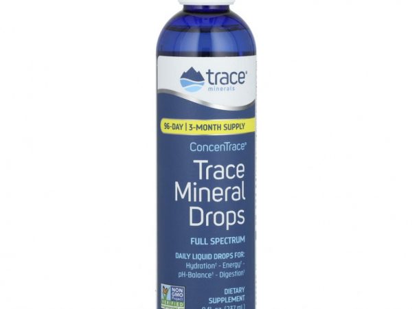 Trace Minerals ®, ConcenTrace, микроэлементы в форме капель, 237 мл